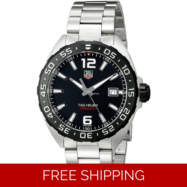 Tag Heuer WAZ1110.BA0875 Men's Silver Stainless Steel Watch